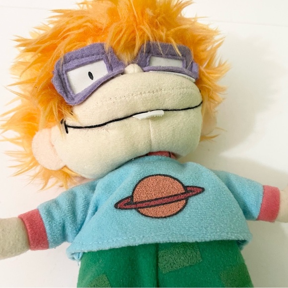Vintage Nanco Rugrats Nickelodeon Chuckie Plush - Picture 11 of 15
